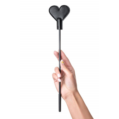 Черный стек со шлепком в форме сердца Anonymo - 35 см. фото 5