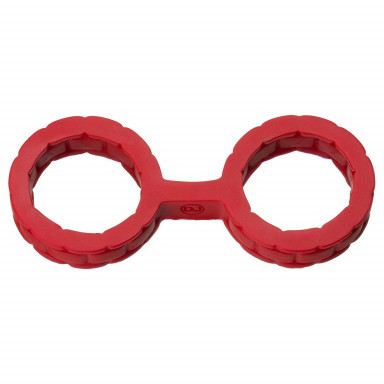 Красные силиконовые наручники Style Bondage Silicone Cuffs Small, фото