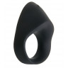 Черное эрекционное кольцо с вибрацией Night Rider, фото
