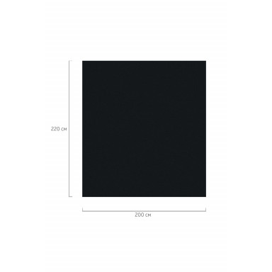 Черная простыня для секса из ПВХ - 220 х 200 см. фото 4