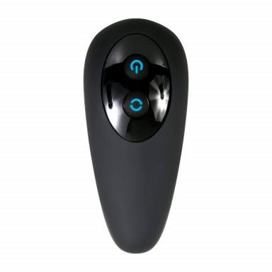 Черный вибростимулятор простаты Adam s Rotating P-spot Massager - 14,2 см. фото 4