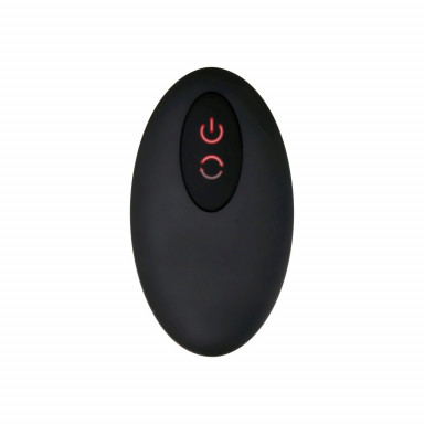 Черный вибростимулятор простаты Adam s Rotating P-spot Massager - 14,2 см. фото 5