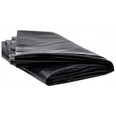 Черная виниловая простынь - 217 х 200 см., фото