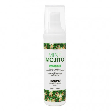 Разогревающее массажное масло с ароматом мохито Gourmet Mint Mojito - 50 мл. фото 2