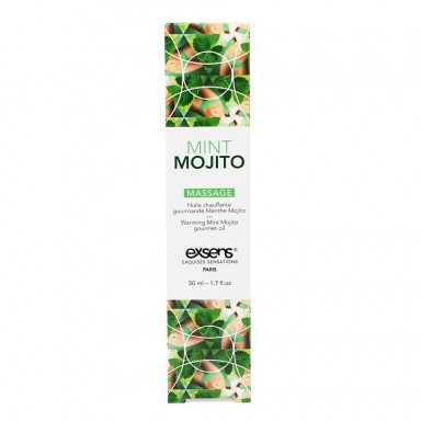 Разогревающее массажное масло с ароматом мохито Gourmet Mint Mojito - 50 мл. фото 3