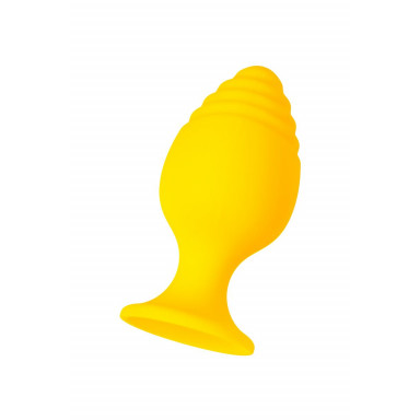 Желтая анальная втулка Riffle - 6 см. фото 4