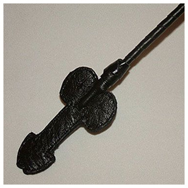 Длинный витой стек с наконечником в форме фаллоса - 85 см., фото