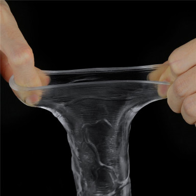 Прозрачная насадка-удлинитель Flawless Clear Penis Sleeve Add 2 - 19 см. фото 5