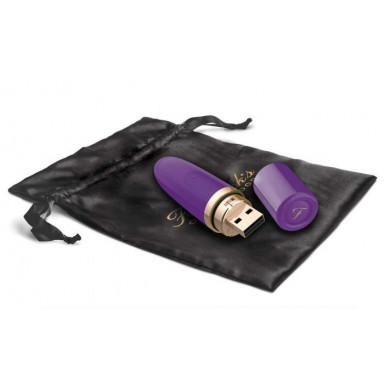 Фиолетовый перезаряжаемый вибростимулятор Lipstick Vibe, фото