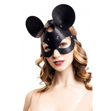 Черная маска с ушками мышки фото 5