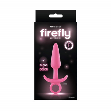 Розовая анальная пробка Firefly Prince Small - 10,9 см. фото 2