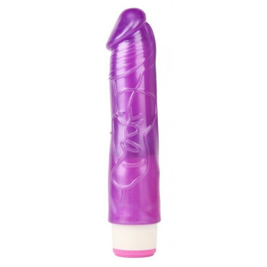 Фиолетовый вибратор Sexy Whopper - 20,2 см., фото