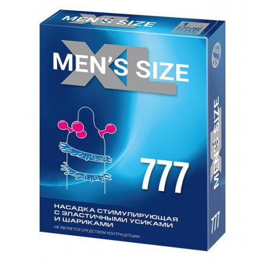 Стимулирующая насадка на пенис MEN SIZE 777, фото