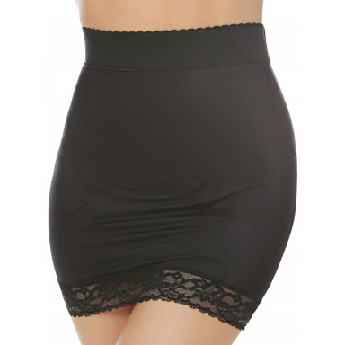 Корректирующая юбка-трусы, 2X, черный, фото