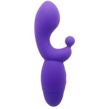 Фиолетовый вибратор INDULGENCE G Kiss - 16,5 см., фото