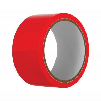 Красная лента для бондажа Red Bondage Tape - 20 м., фото