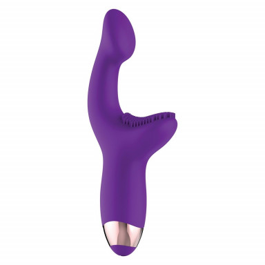 Фиолетовый массажёр для G-точки G-Spot Pleaser - 19 см., фото