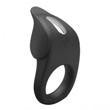 Черное эрекционное кольцо с вибрацией Vibrating Susanna фото 2