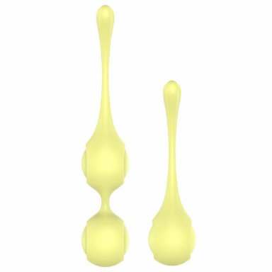 Набор желтых вагинальных шариков Lemon Squeeze фото 3