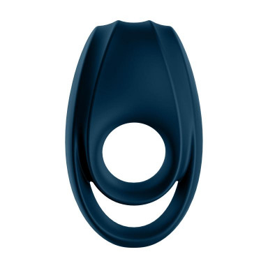 Темно-синее эрекционное кольцо Incredible Duo, фото