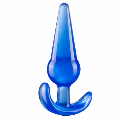 Синяя анальная пробка в форме якоря Large Anal Plug - 12,2 см. фото 3