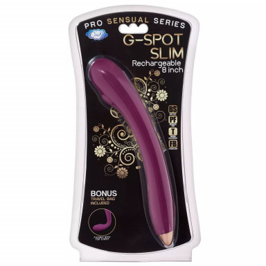 Фиолетовый стимулятор G-точки G-Spot Slim Flexible Vibrator - 22 см. фото 5