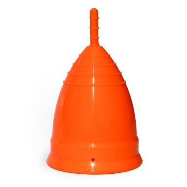 Оранжевая менструальная чаша OneCUP Classic - размер S, фото