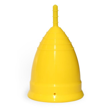 Желтая менструальная чаша OneCUP Classic - размер L, фото