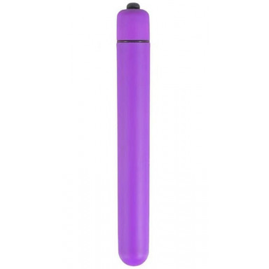 Фиолетовая удлиненная вибропуля - 13 см., фото