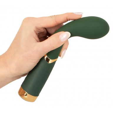 Зеленый стимулятор точки G Luxurious G-Spot Massager - 19,5 см. фото 2