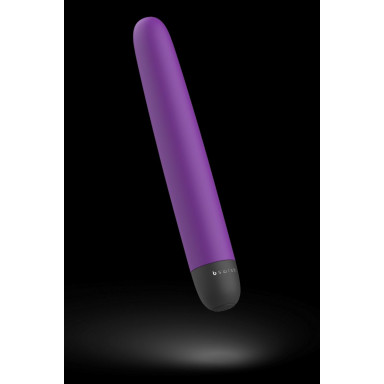 Фиолетовый классический вибратор Bgood Classic - 18 см. фото 2