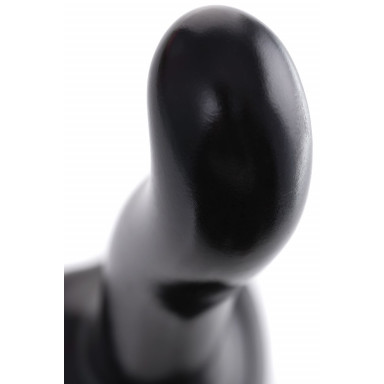 Черный стимулятор для пар P G-Spot Dildo Size XL - 19,8 см. фото 9