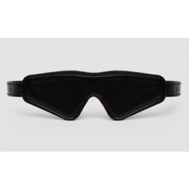 Двусторонняя красно-черная маска на глаза Reversible Faux Leather Blindfold фото 2