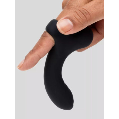 Черный вибратор на палец для G-стимуляции Sensation Rechargeable G-Spot Vibrator фото 3