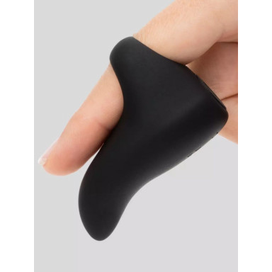 Черный вибратор на палец Sensation Rechargeable Finger Vibrator фото 5