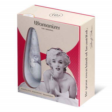 Белый бесконтактный клиторальный стимулятор Womanizer Marilyn Monroe Special Edition фото 6