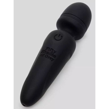 Черный мини-wand Sensation Rechargeable Mini Wand Vibrator - 10,1 см. фото 2