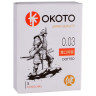 Презервативы с точками OKOTO Dotted - 3 шт., фото