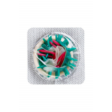 Стимулирующая насадка-презерватив «Штучки-Дрючки» № 7 - 19 см. фото 5