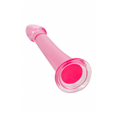 Розовый нереалистичный фаллоимитатор Jelly Dildo XL - 22 см. фото 3