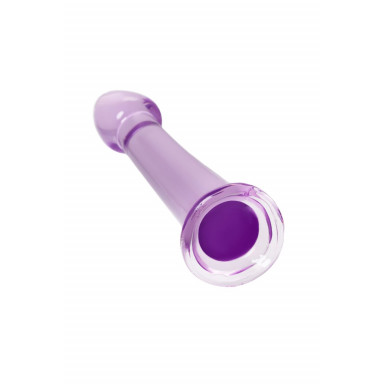 Фиолетовый фаллоимитатор Jelly Dildo M - 18 см. фото 3