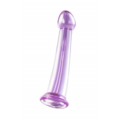 Фиолетовый фаллоимитатор Jelly Dildo M - 18 см. фото 4