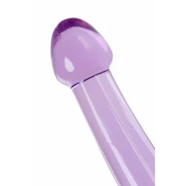 Фиолетовый фаллоимитатор Jelly Dildo M - 18 см. фото 8