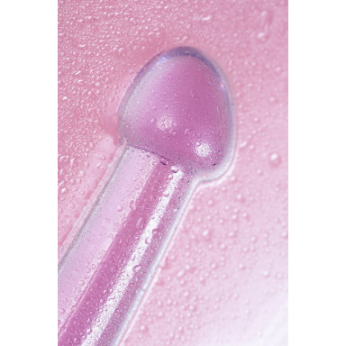 Фиолетовый фаллоимитатор Jelly Dildo M - 18 см. фото 9