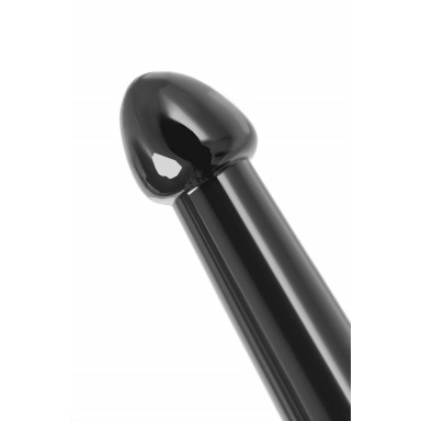 Черный нереалистичный фаллоимитатор Jelly Dildo L - 20 см. фото 8
