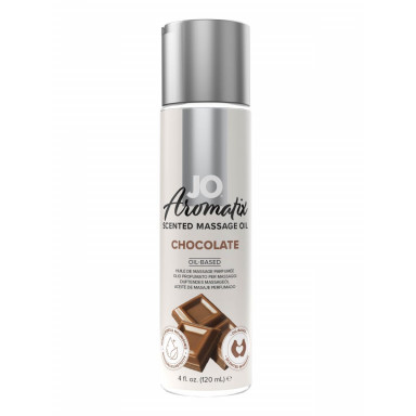 Массажное масло JO Aromatix Massage Oil Chocolate с ароматом шоколада - 120 мл., фото