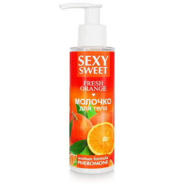 Молочко для тела с феромонами и ароматом апельсина Sexy Sweet Fresh Orange - 150 гр., фото