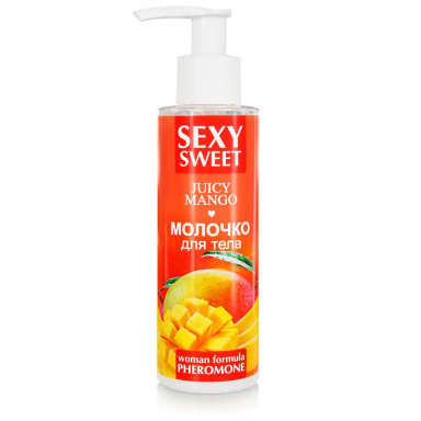 Молочко для тела с феромонами и ароматом манго Sexy Sweet Juicy Mango - 150 гр., фото