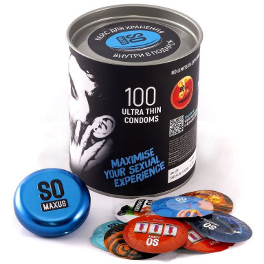 Ультратонкие презервативы в кейсе MAXUS So Much Sex - 100 шт. фото 2