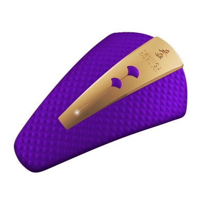 Фиолетовый клиторальный вибростимулятор Shunga OBI, фото